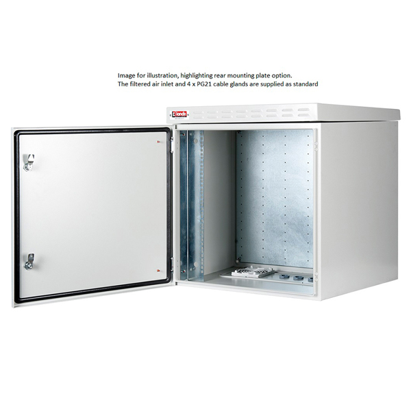 Lande® SAFEbox-B 12U 19" (Outdoor) IP55 Cabinet 600mm